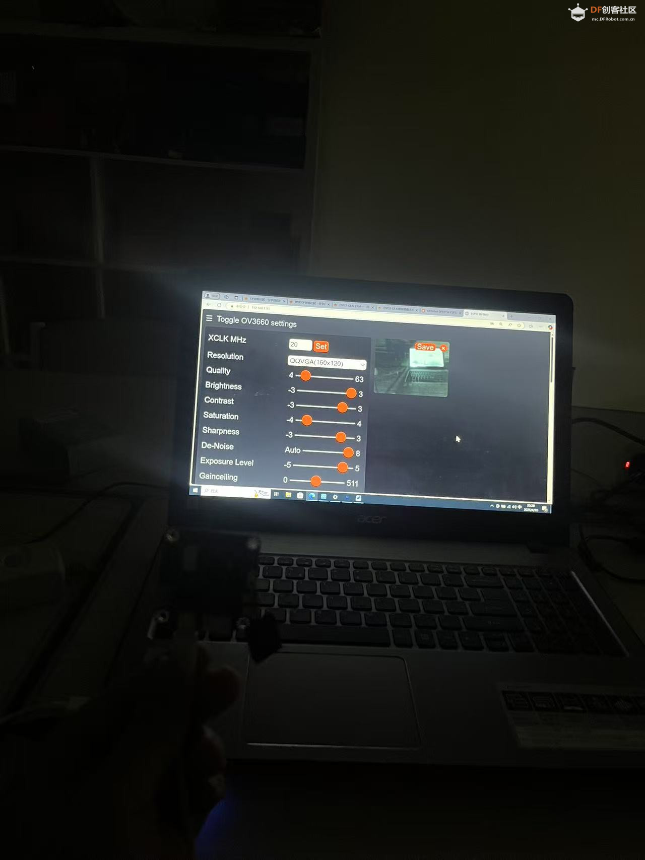 ESP32-S3 AI 边缘智能测试项目之夜间卧室老人摔倒检测图2