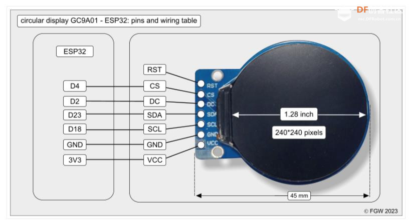 【花雕学编程】Arduino动手做（249）---GC9A01播放星空动画图2