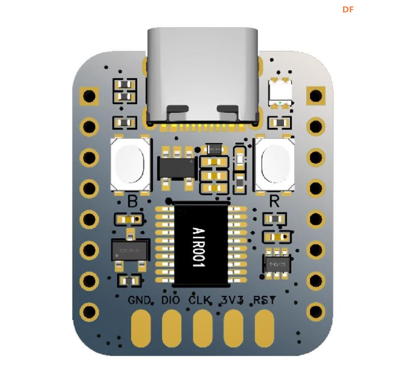 【花雕学编程】Arduino动手做（193）--AIR001最小系统国风板图1