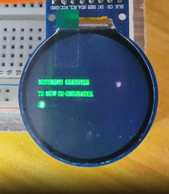 【花雕学编程】Arduino动手做（249）--GC9A01逐行放射式字幕图1