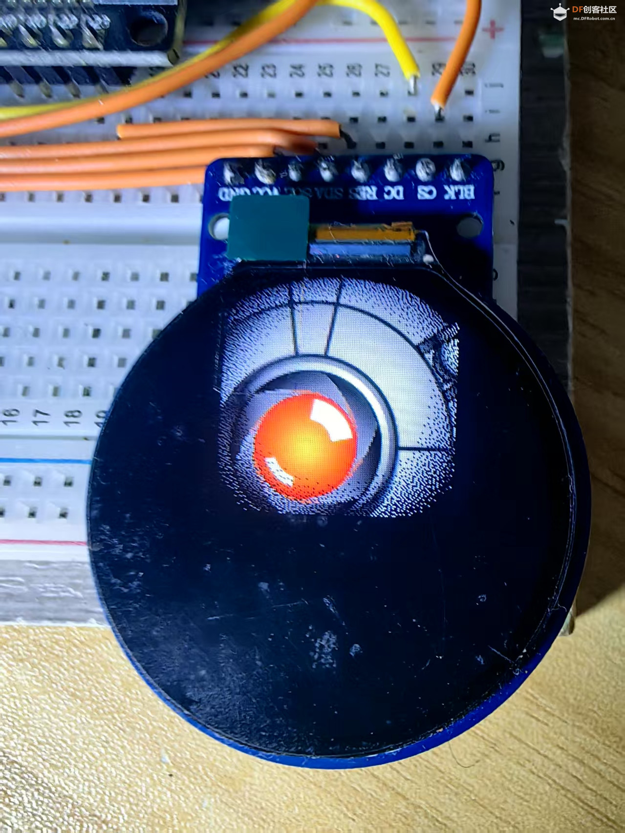 【花雕学编程】Arduino动手做（249）--GC9A01终结者之眼动画图2