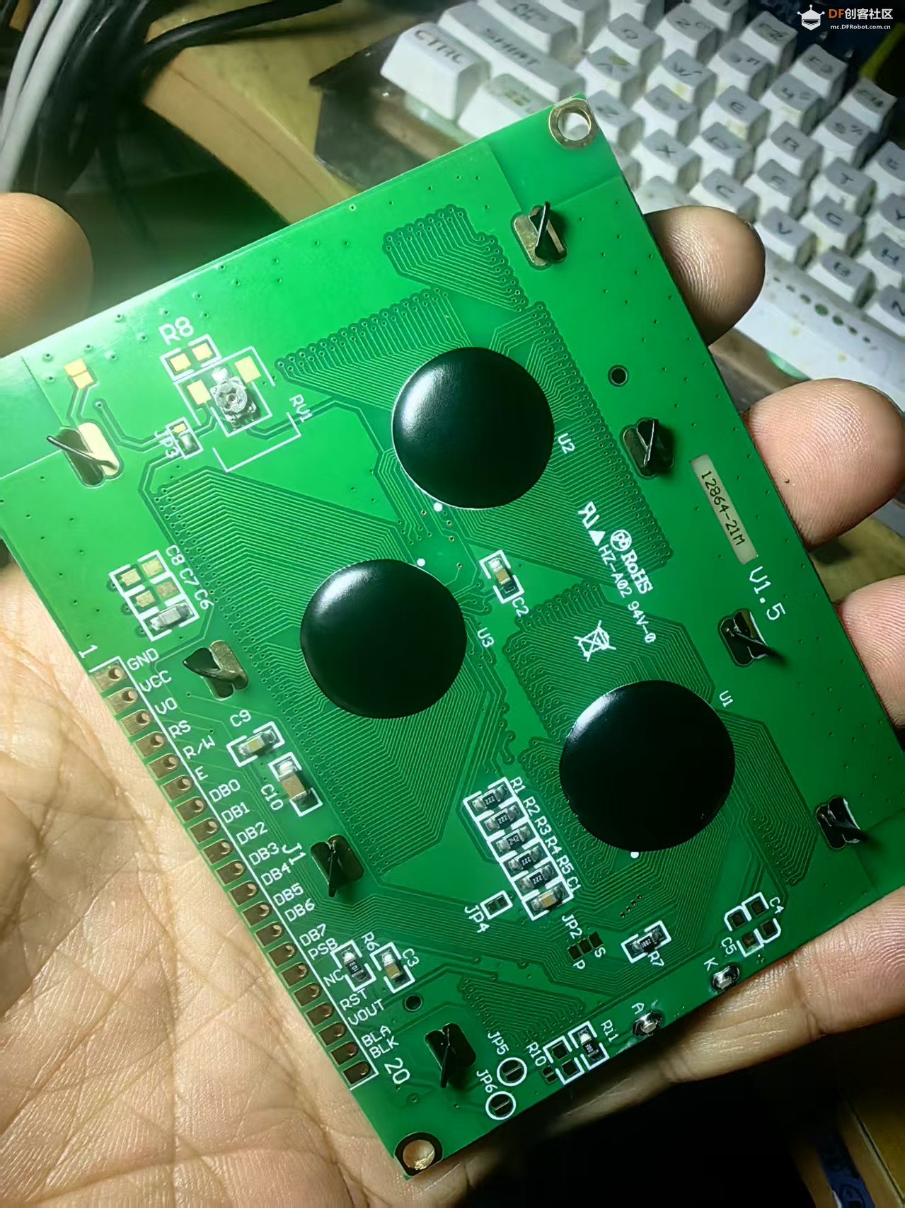 【花雕学编程】Arduino动手做（199）---LCD12864 并口串口屏图2