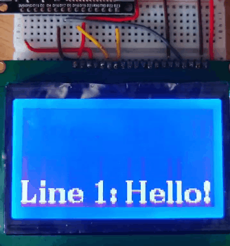 【花雕学编程】Arduino动手做（199）---三行文本向上滚动图1