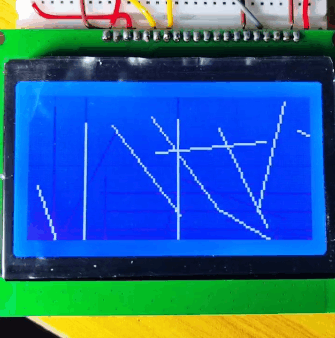 【花雕学编程】Arduino动手做（199）---随机10条不同角度线图1