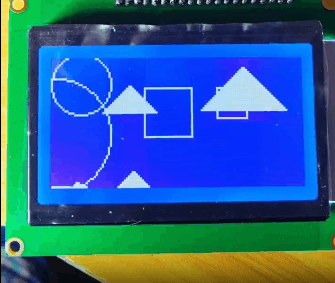 【花雕学编程】Arduino动手做（199）---随机绘制10个图形图2