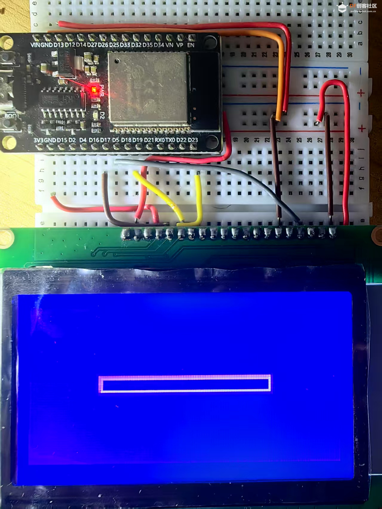 【花雕学编程】Arduino动手做（199）---空心矩形递减递增图1