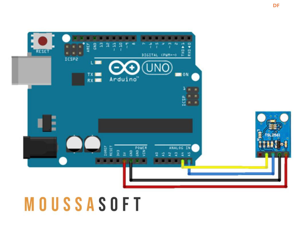 【花雕学编程】Arduino动手做（188）---TSL2561环境光传感器图1