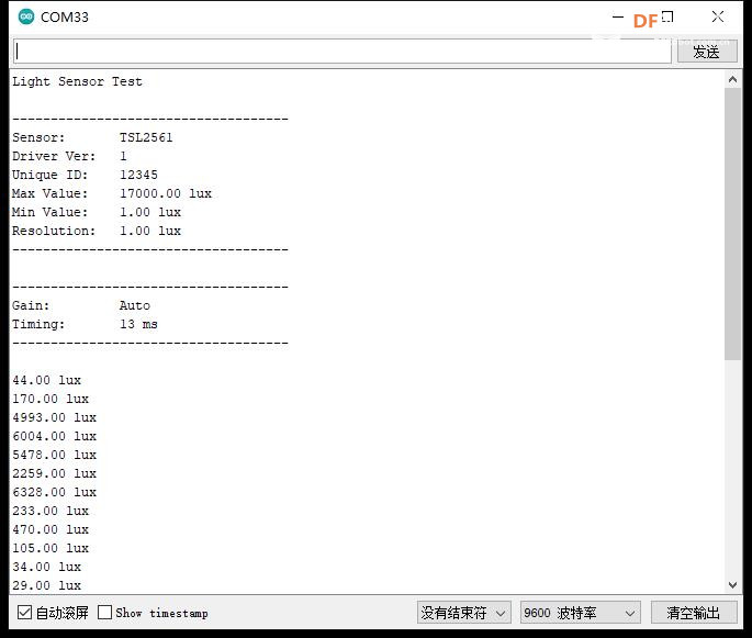【花雕学编程】Arduino动手做（188）---TSL2561环境光传感器图1