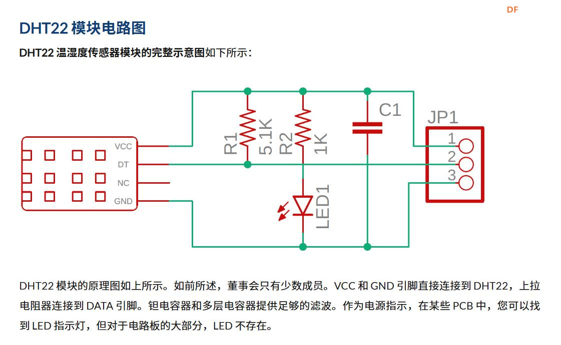 【花雕学编程】Arduino动手做（218）--DHT22模块五个小实验图1