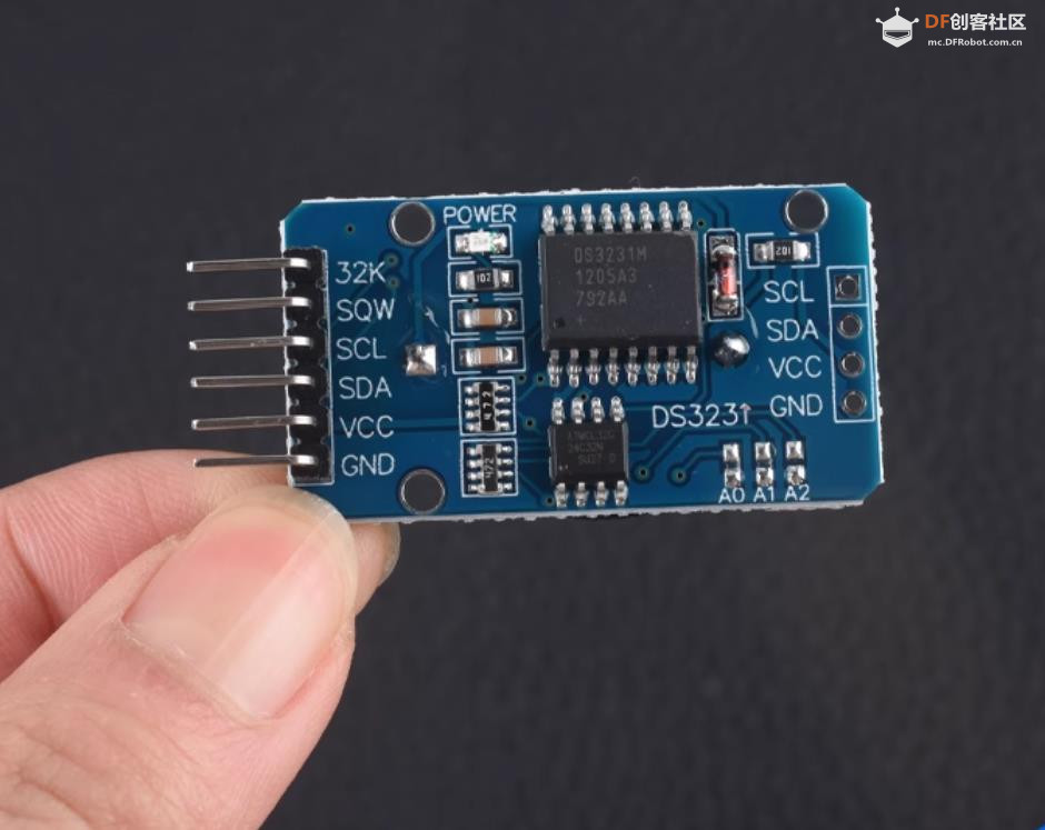 【花雕学编程】Arduino动手做(245)--DS3231高精度时钟模块图1