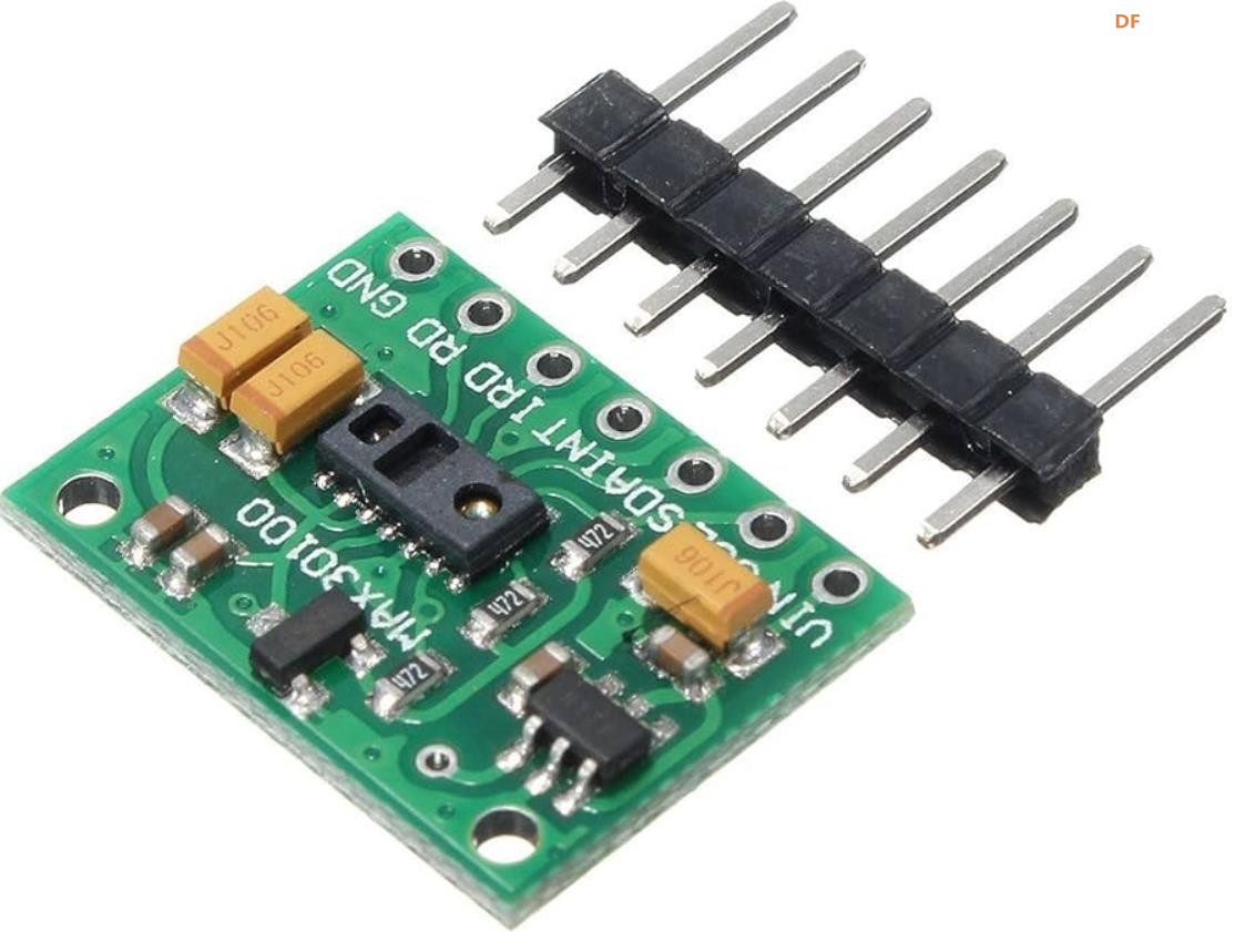 【花雕学编程】Arduino动手做（253）---MAX30100脉搏血氧模块图2
