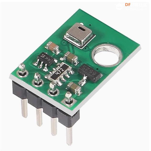 【花雕学编程】Arduino动手做（256）---AHT20 温湿度I2C模块图1
