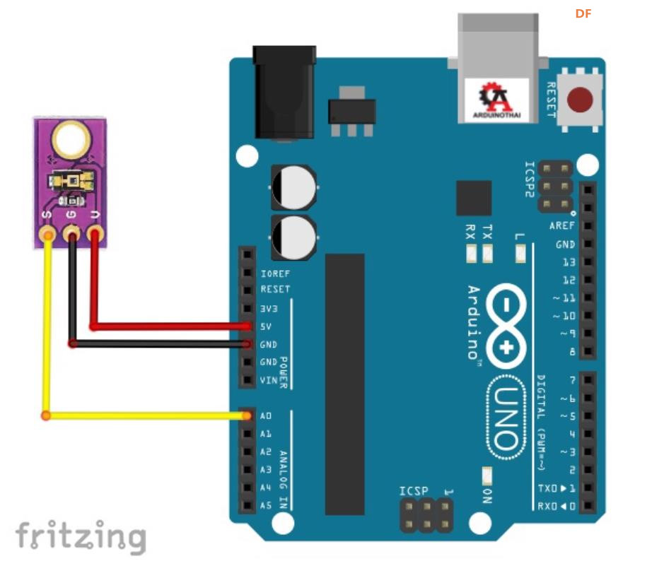 【花雕学编程】Arduino动手做（255）---TEMT6000 环境光模块图2