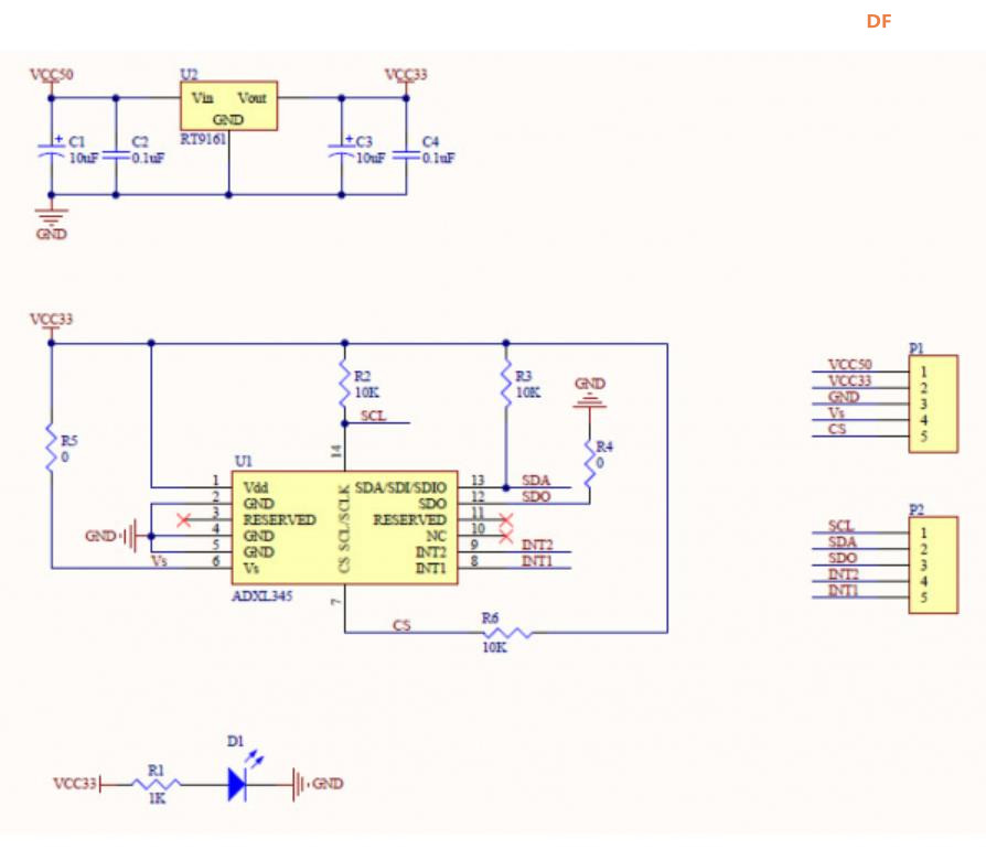 【花雕学编程】Arduino动手做（239）---ADXL335三轴6个小实验图1