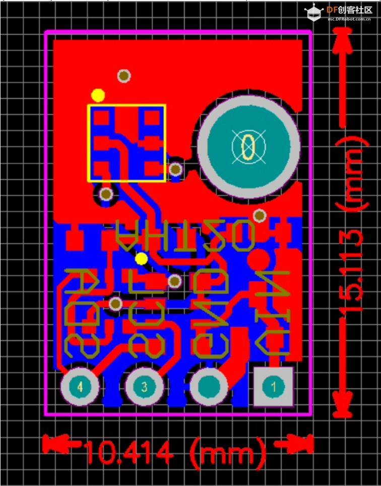 【花雕学编程】Arduino动手做（256）---AHT20 温湿度I2C模块图3