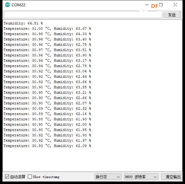 【花雕学编程】Arduino动手做（256）---AHT20 LCD显示温湿度图1