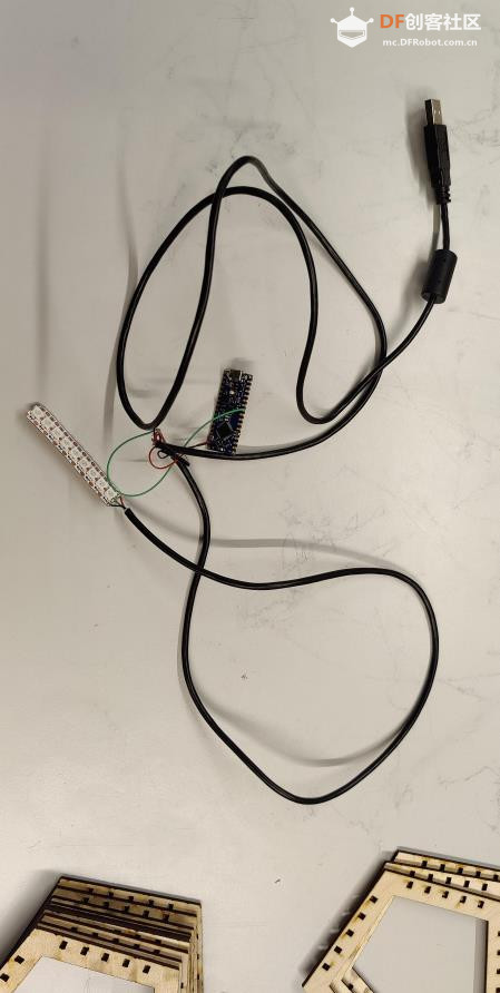 Arduino 激光切割无限十二面立方体LED闪亮球图1