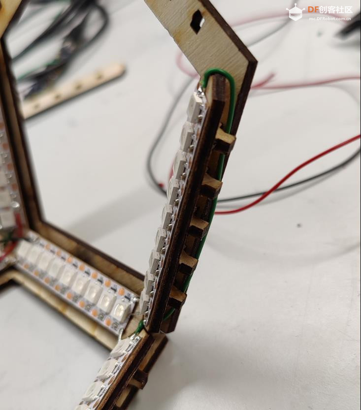 Arduino 激光切割无限十二面立方体LED闪亮球图2