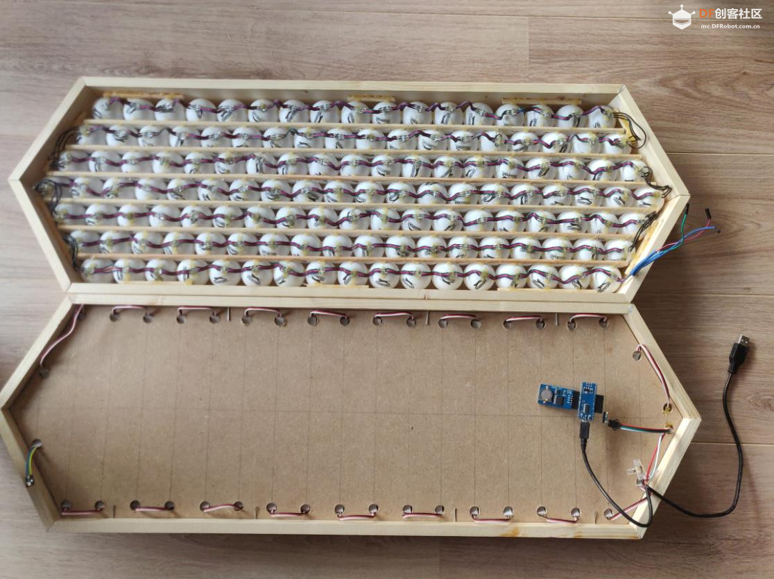 【Arduino动手做】特色乒乓球 LED 壁挂时钟图10