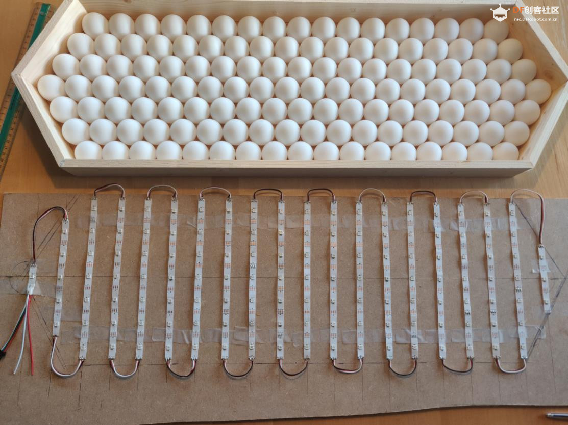【Arduino动手做】特色乒乓球 LED 壁挂时钟图2