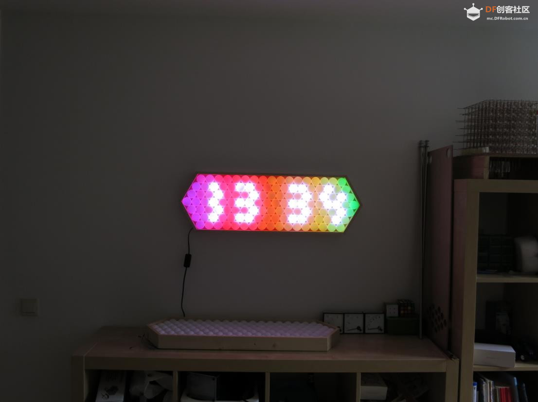 【Arduino动手做】特色乒乓球 LED 壁挂时钟图1