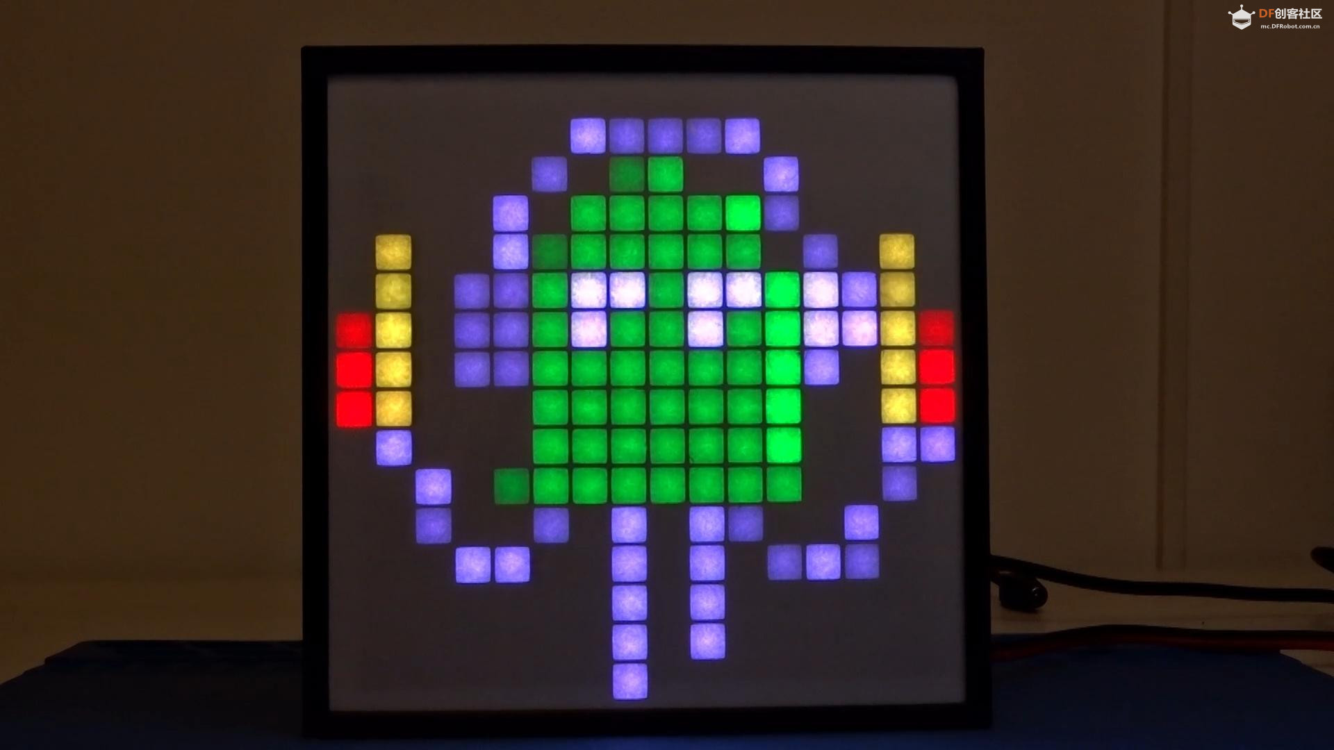 【Arduino动手做】ESP32 声控 16x16 LED 智能 RGB 矩阵面板图2