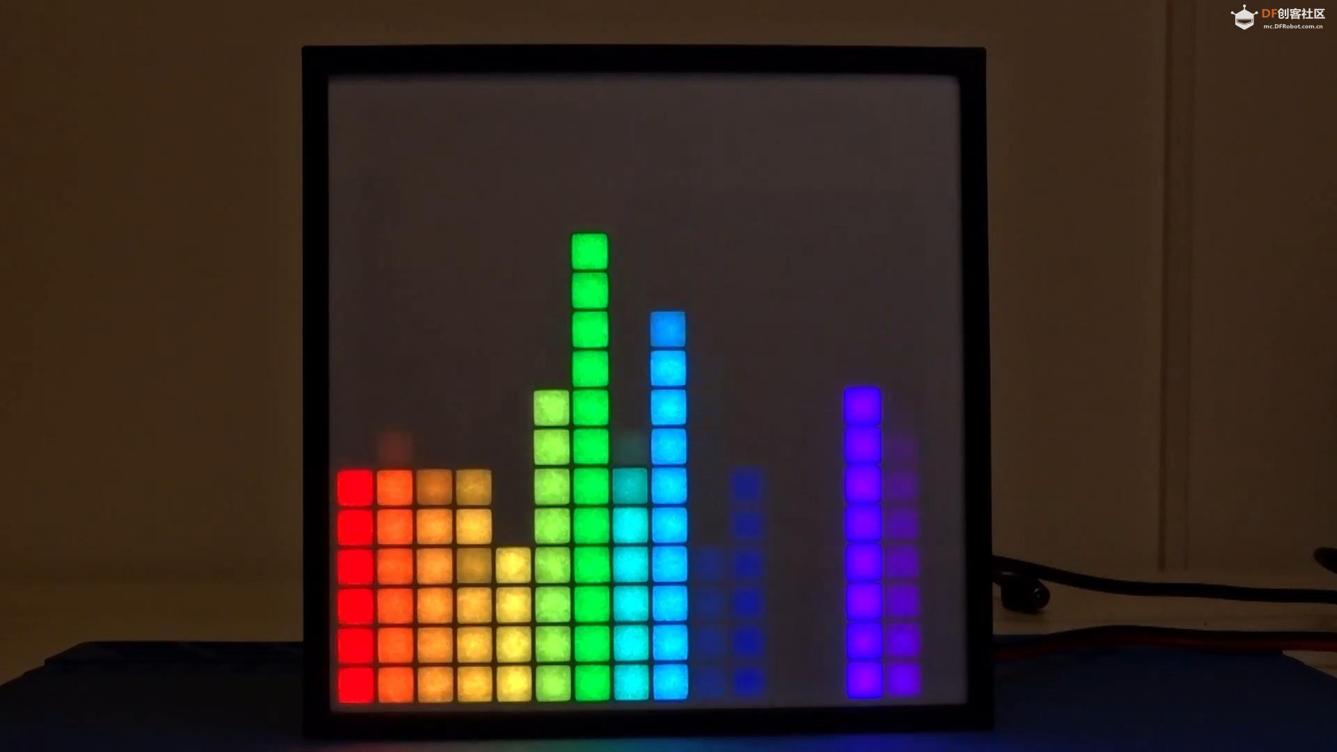 【Arduino动手做】ESP32 声控 16x16 LED 智能 RGB 矩阵面板图6