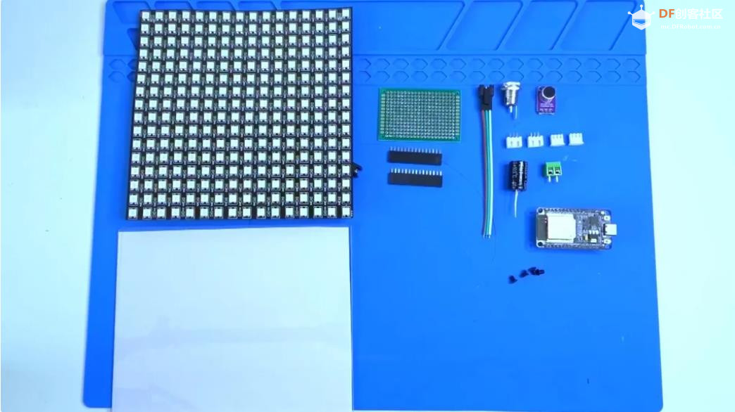 【Arduino动手做】ESP32 声控 16x16 LED 智能 RGB 矩阵面板图1