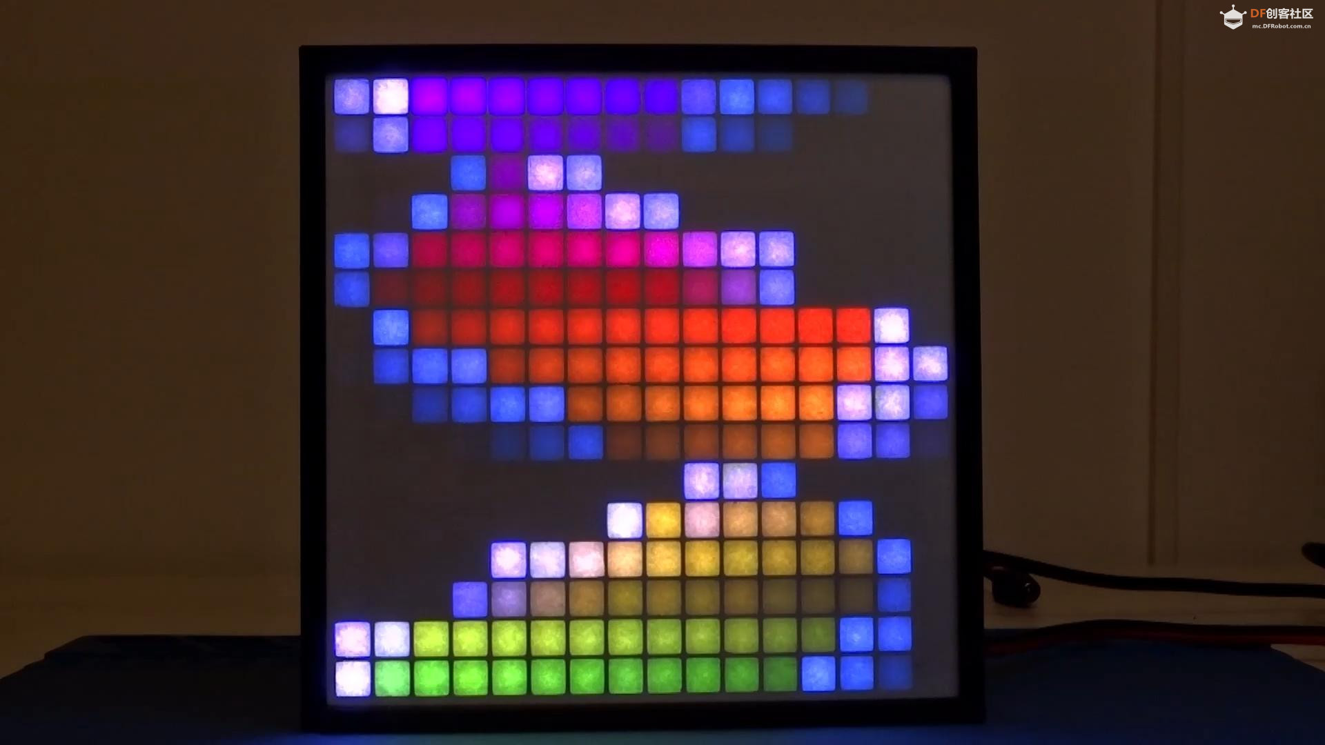 【Arduino动手做】ESP32 声控 16x16 LED 智能 RGB 矩阵面板图2