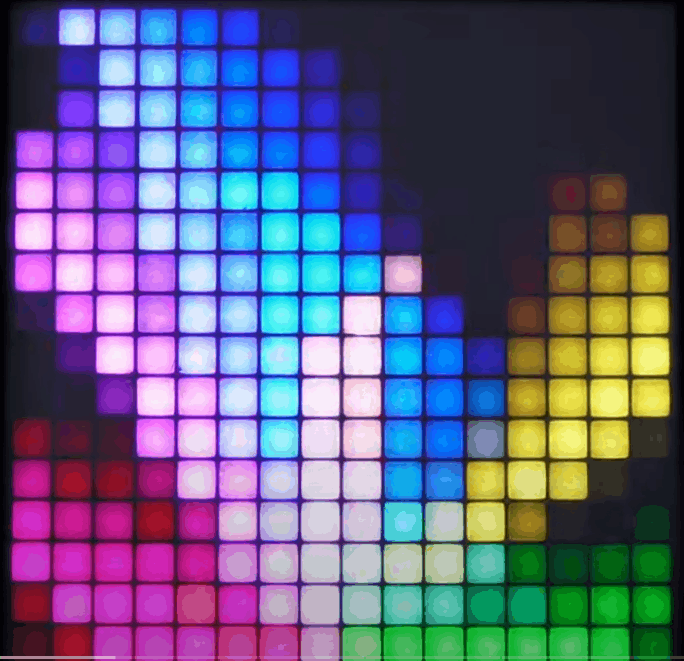 【Arduino动手做】ESP32 声控 16x16 LED 智能 RGB 矩阵面板图2