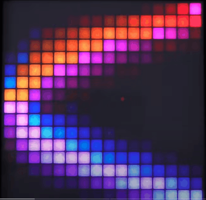 【Arduino动手做】ESP32 声控 16x16 LED 智能 RGB 矩阵面板图1