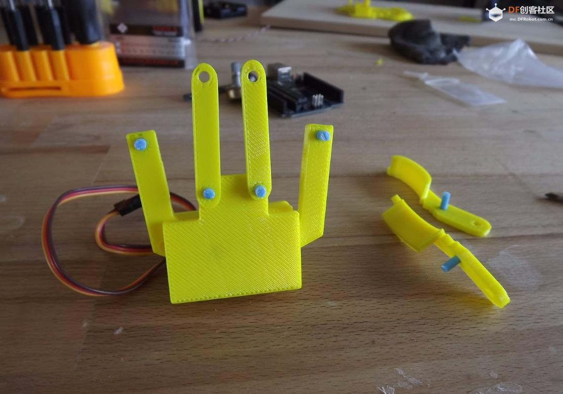 【Arduino 动手做】The Claw：3D 打印的机器人爪子图22