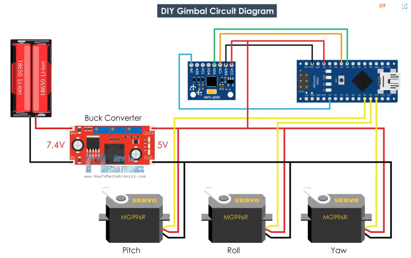 【Arduino 动手做】DIY Arduino 云台 | 三轴自稳定平台图12