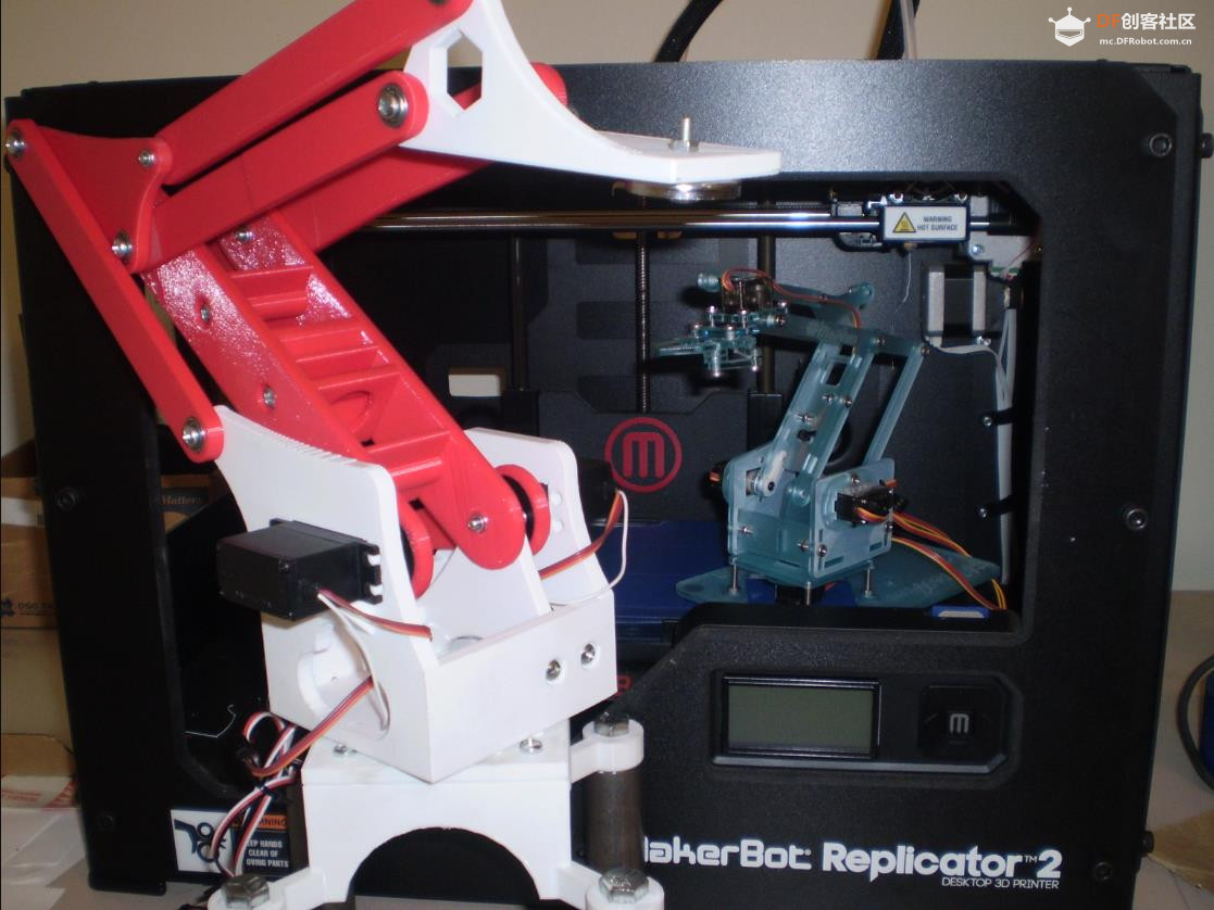 【Arduino 动手做】3D打印的机械臂 Remix图4
