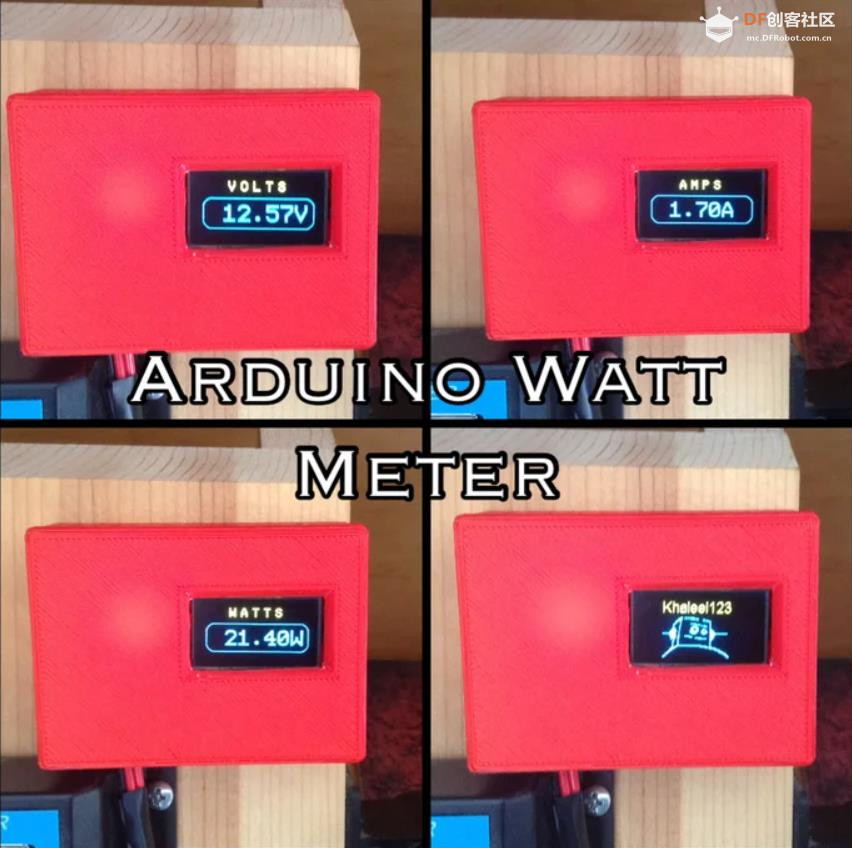 【Arduino 动手做】3D 打印 Arduino OLED 电表图1
