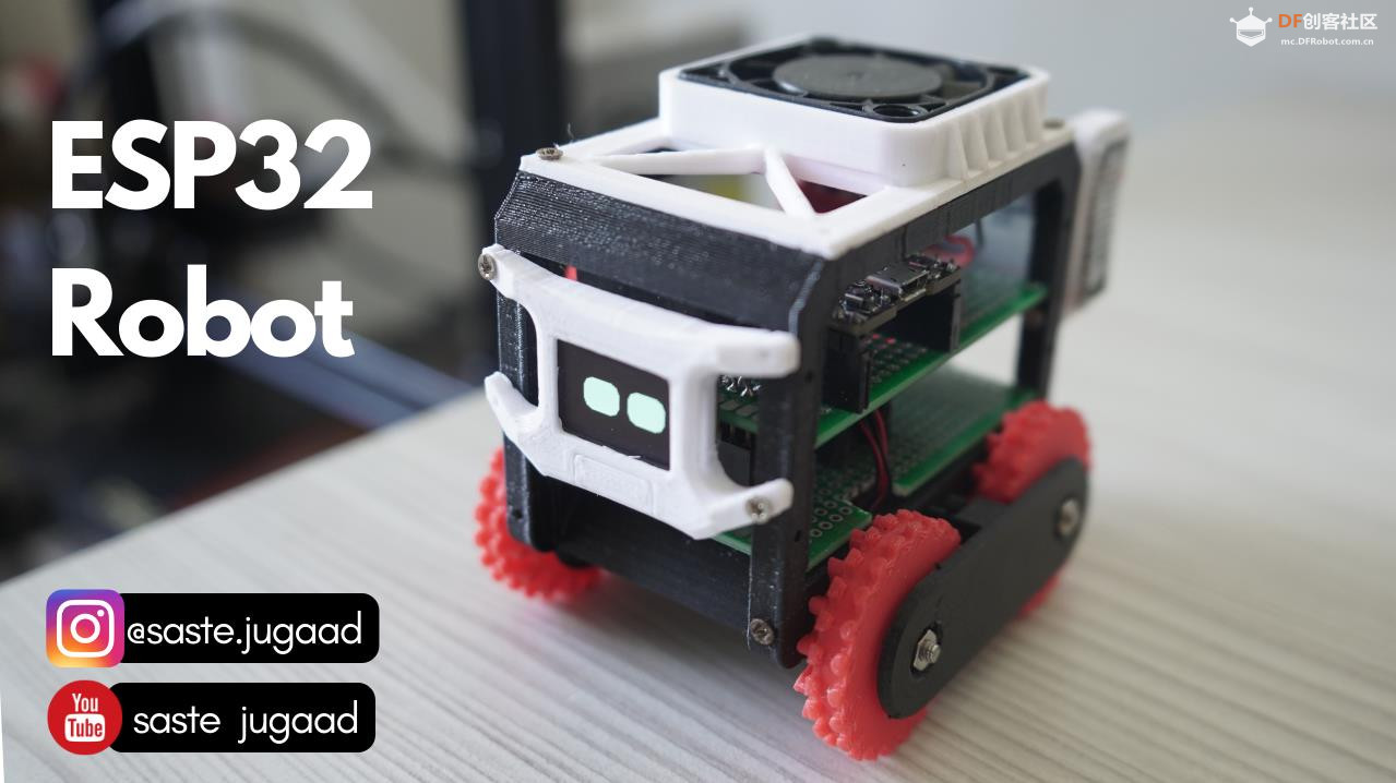 【Arduino 动手做】带有 ESP32 和 FreeRTOS 的微型桌面机器人图1