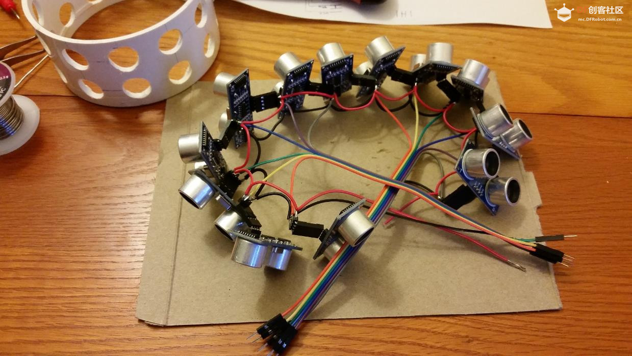 【Arduino 动手做】构建全方位声纳矩阵 让机器人感知环境图6