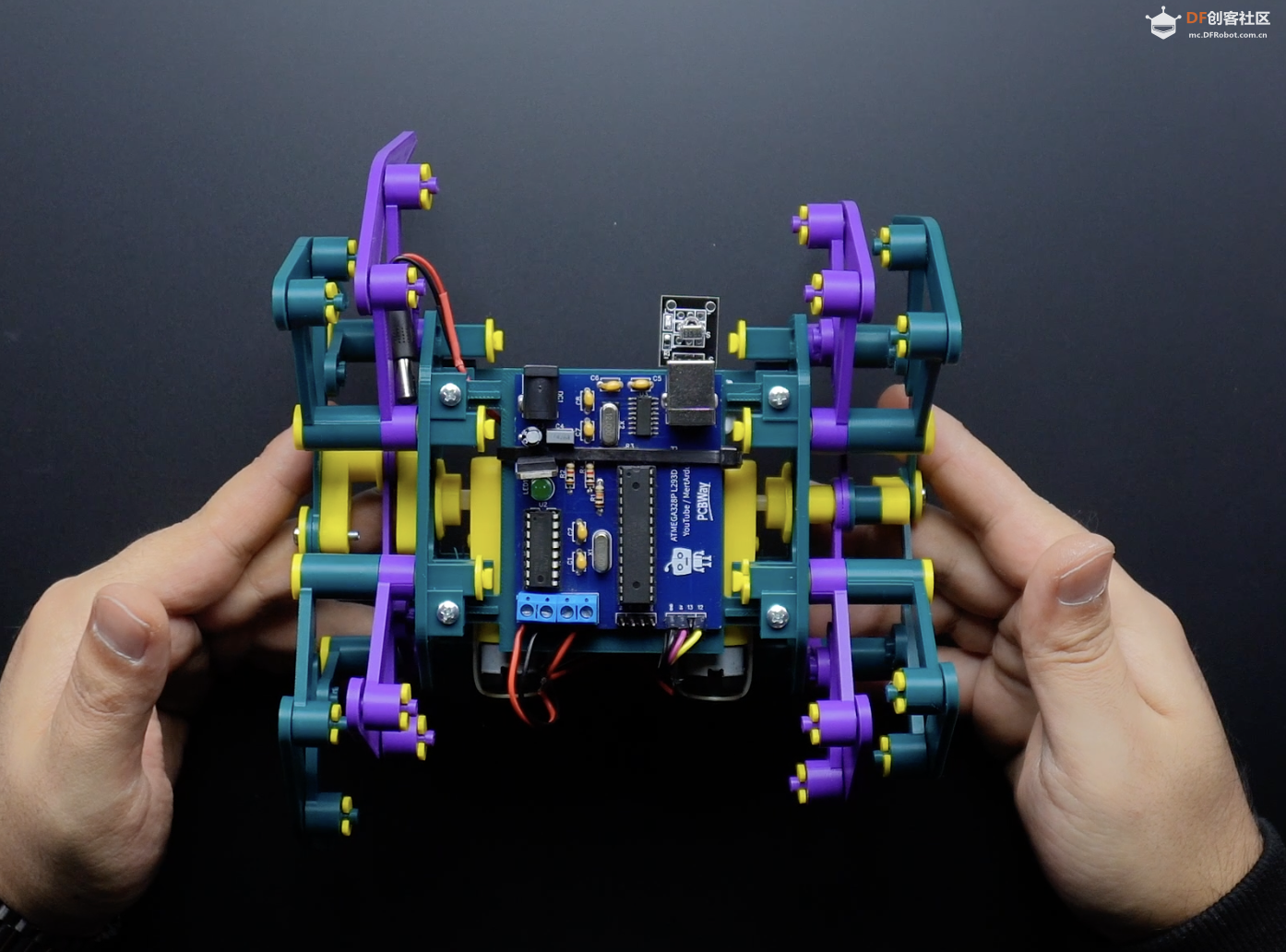 【Arduino 动手做】令人惊叹的 Octopod 风格的八足机器人图5