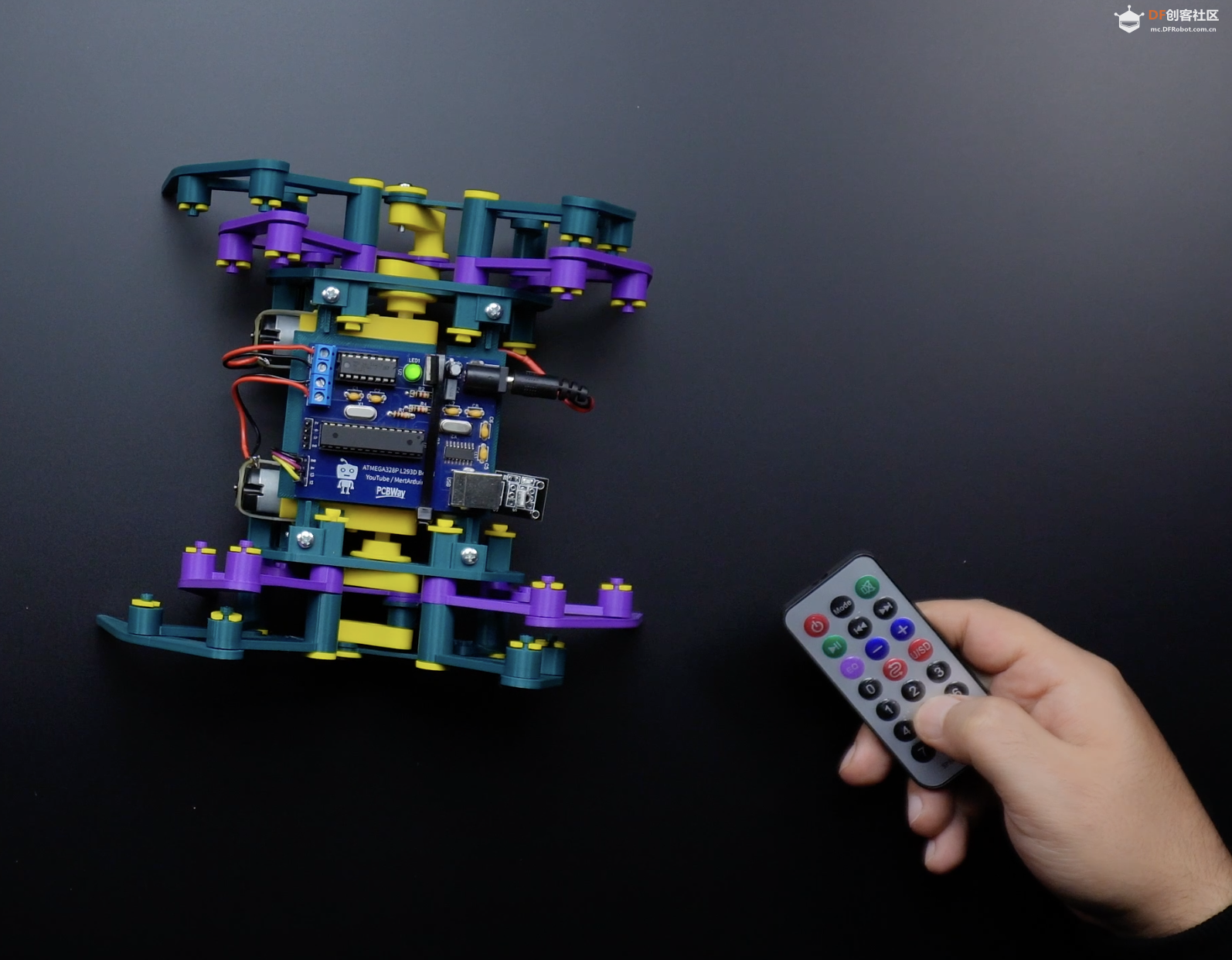 【Arduino 动手做】令人惊叹的 Octopod 风格的八足机器人图1