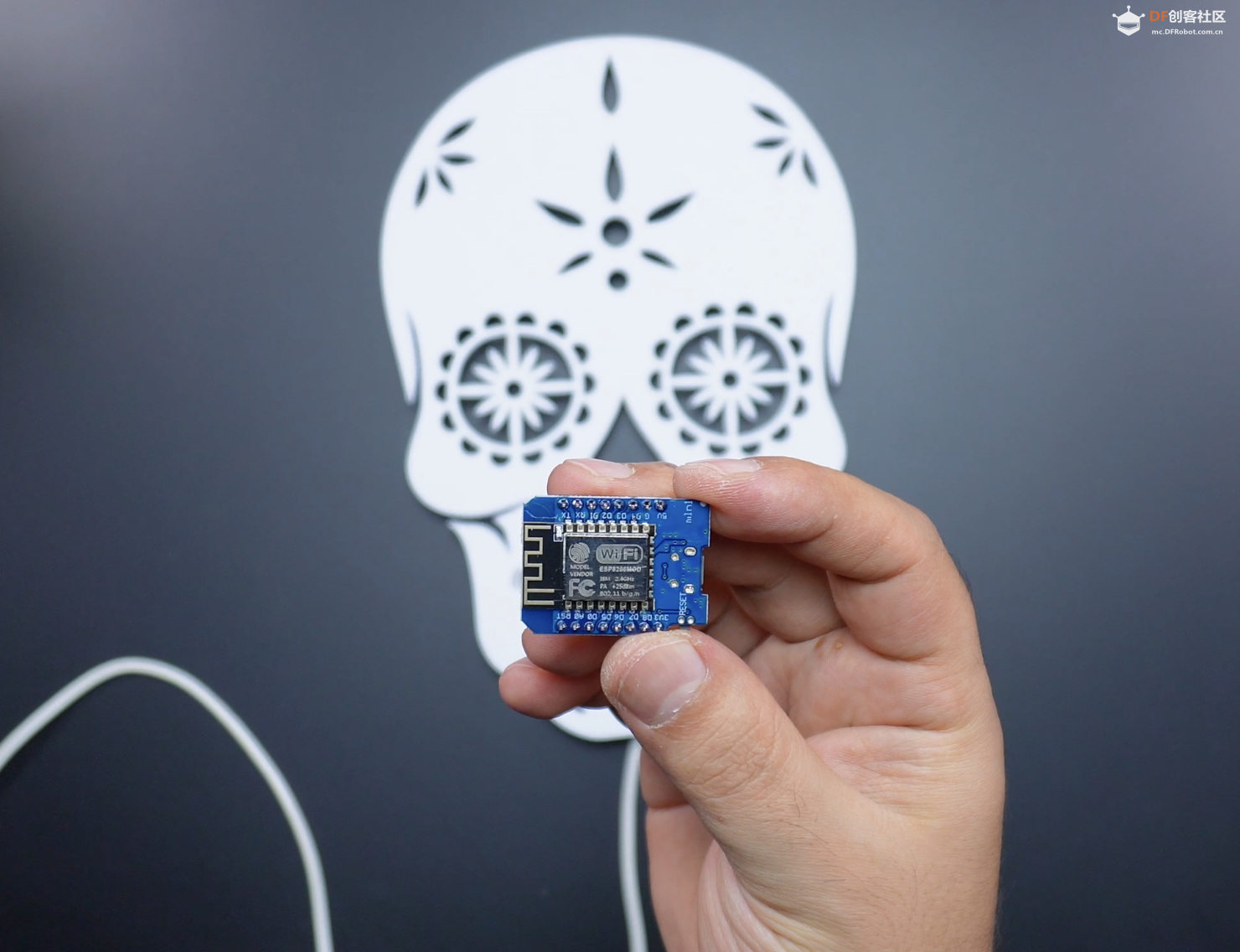 【Arduino 动手做】WLED 装饰骷髅头 LED 照明 （WS2812）图3