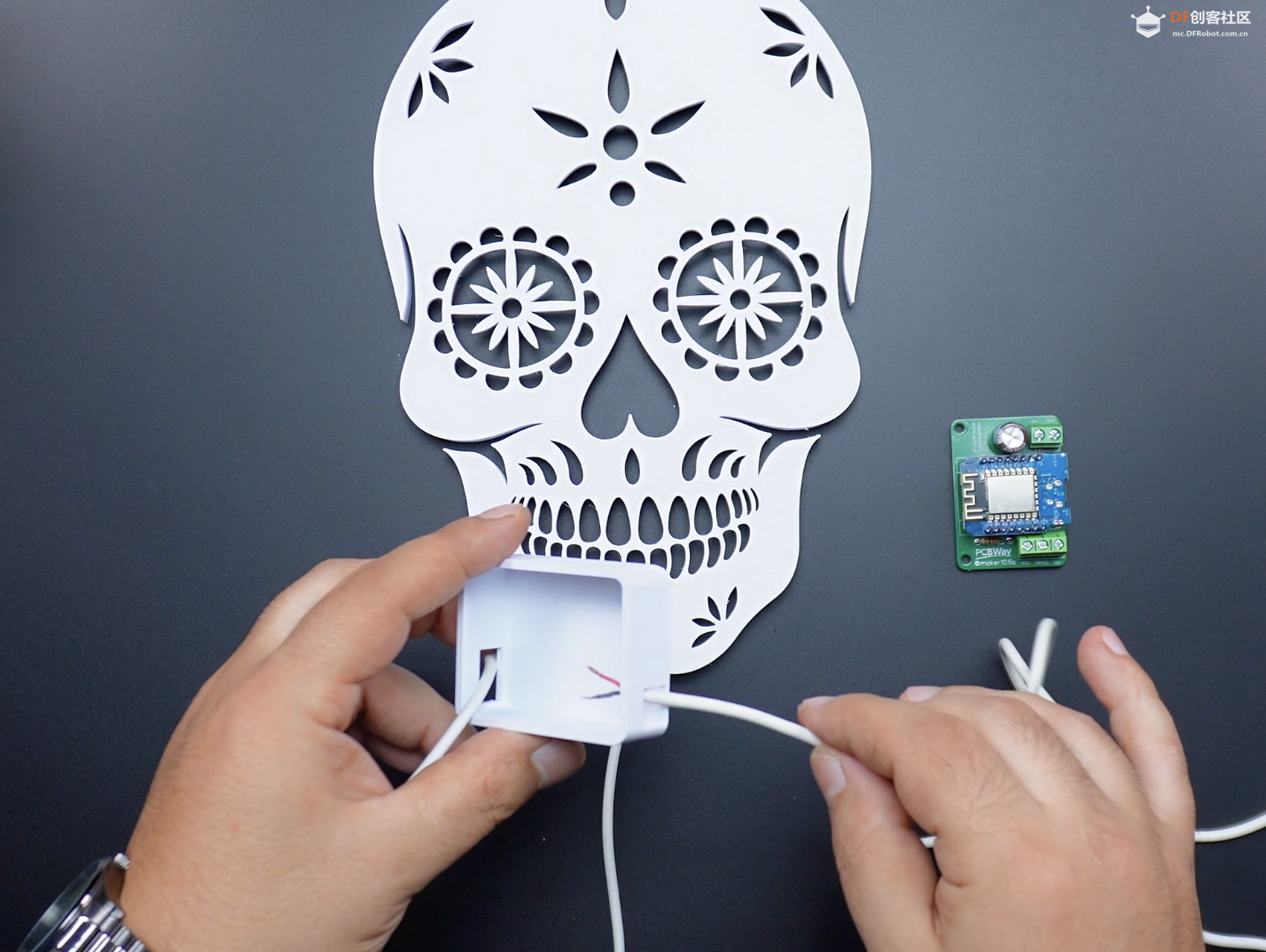 【Arduino 动手做】WLED 装饰骷髅头 LED 照明 （WS2812）图4