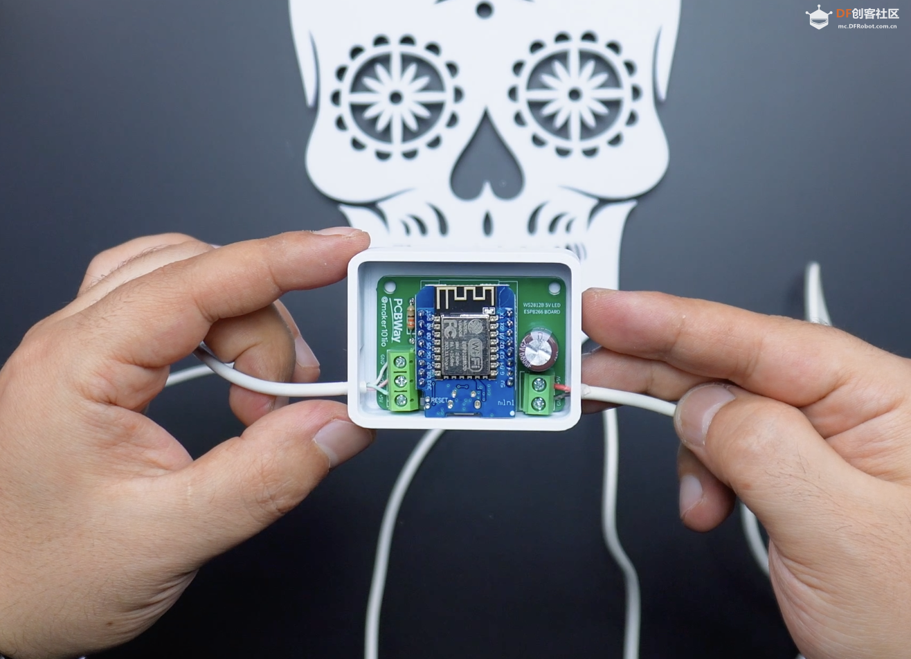 【Arduino 动手做】WLED 装饰骷髅头 LED 照明 （WS2812）图2