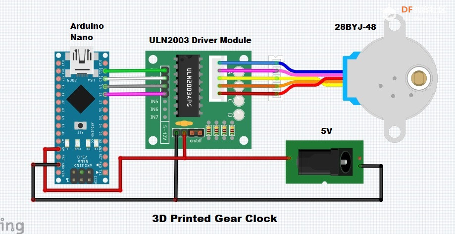 【Arduino 动手做】视觉上非常有趣的3D打印齿轮时钟图1
