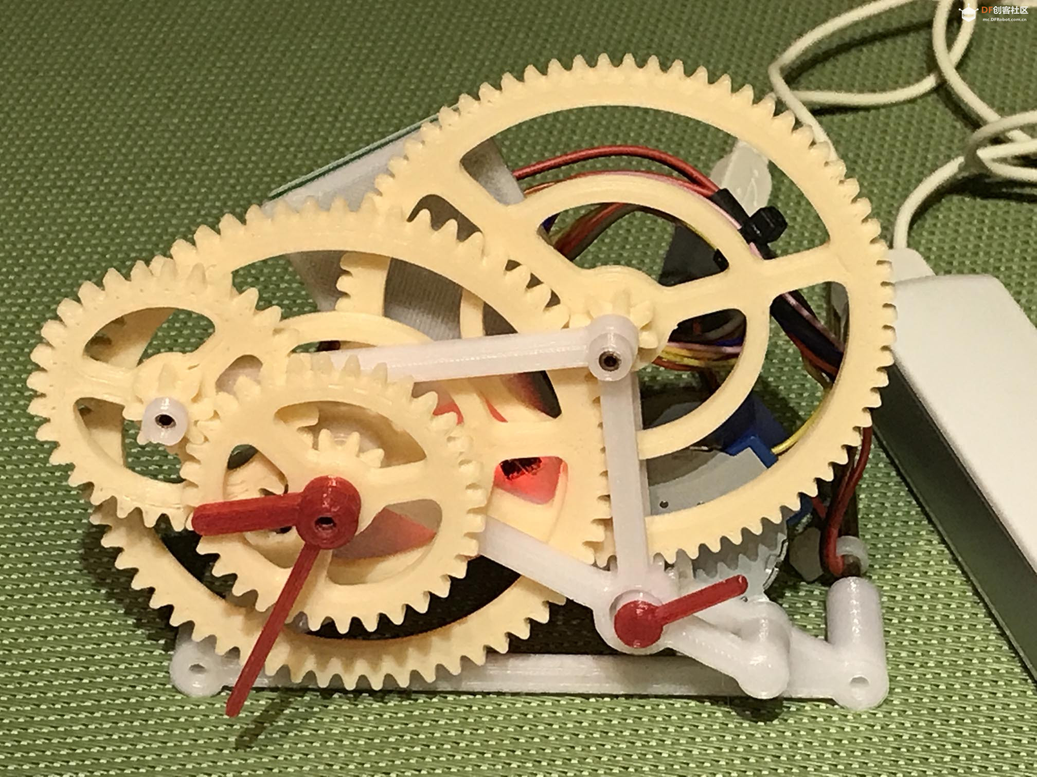 【Arduino 动手做】视觉上非常有趣的3D打印齿轮时钟图7