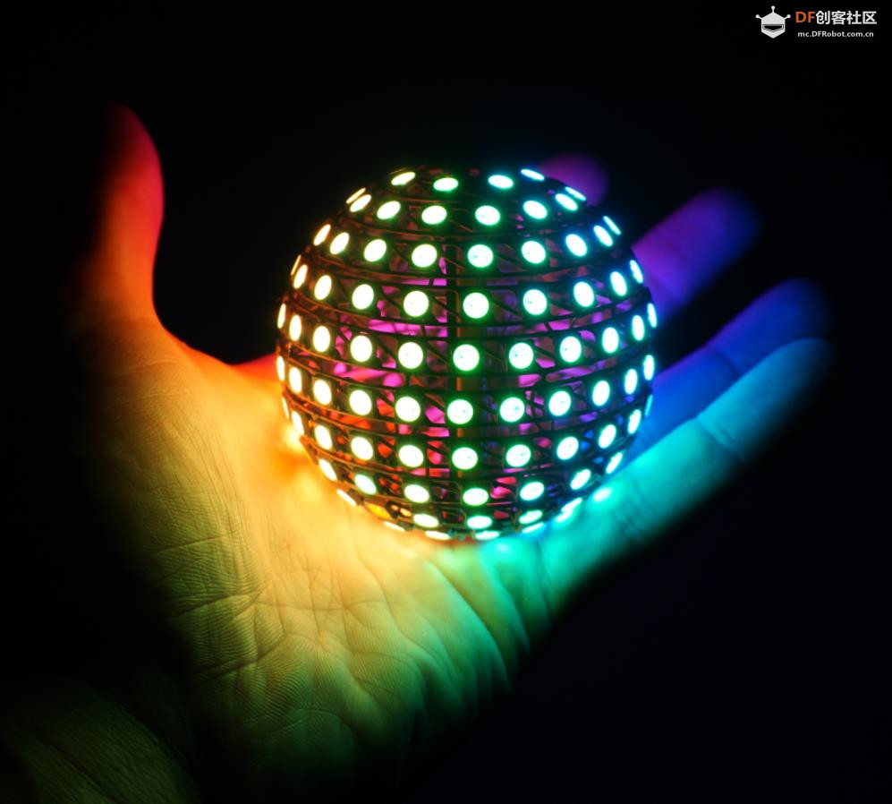 【Arduino 动手做】自由形态 LED 球形灯图1