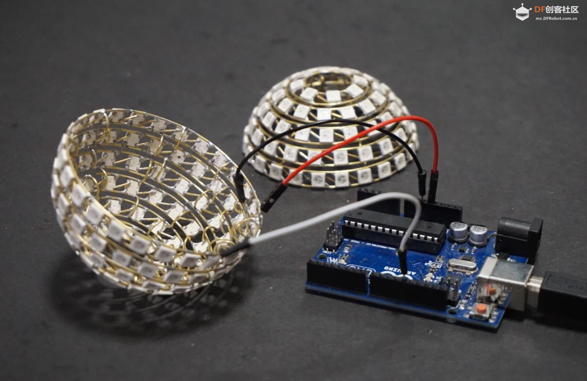 【Arduino 动手做】自由形态 LED 球形灯图2