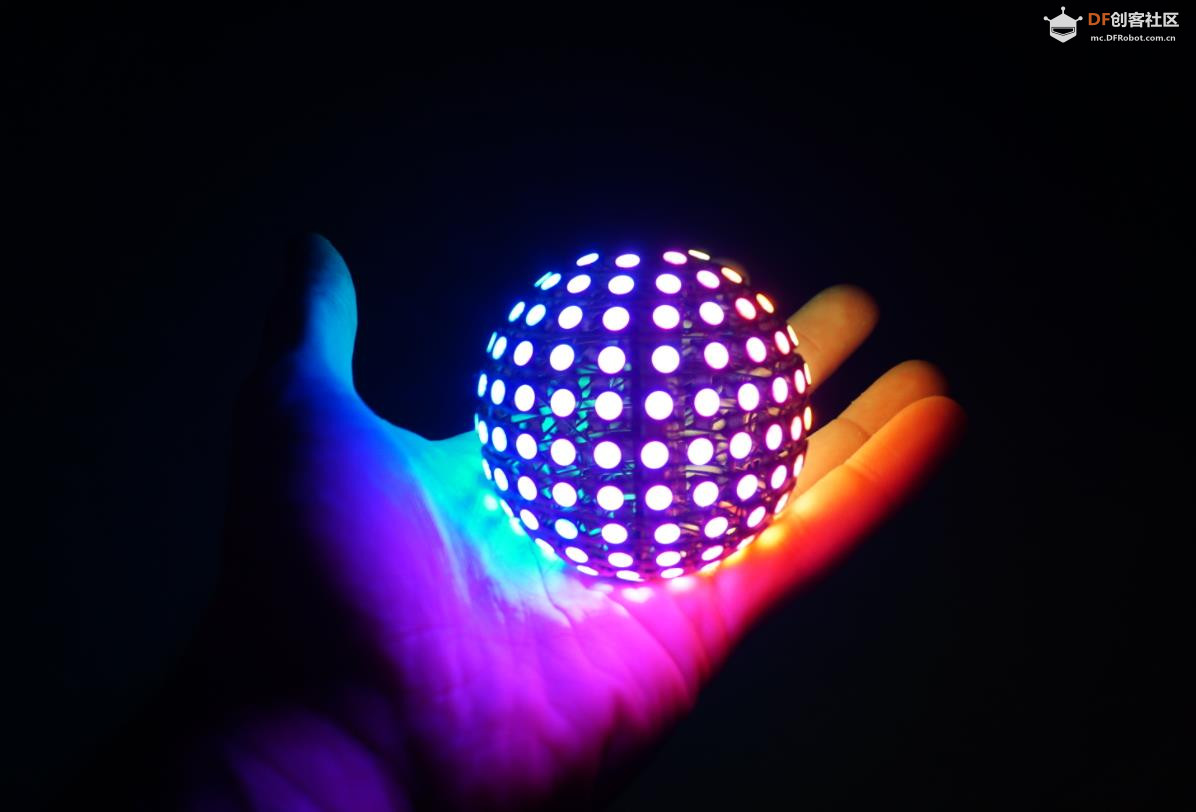 【Arduino 动手做】自由形态 LED 球形灯图1