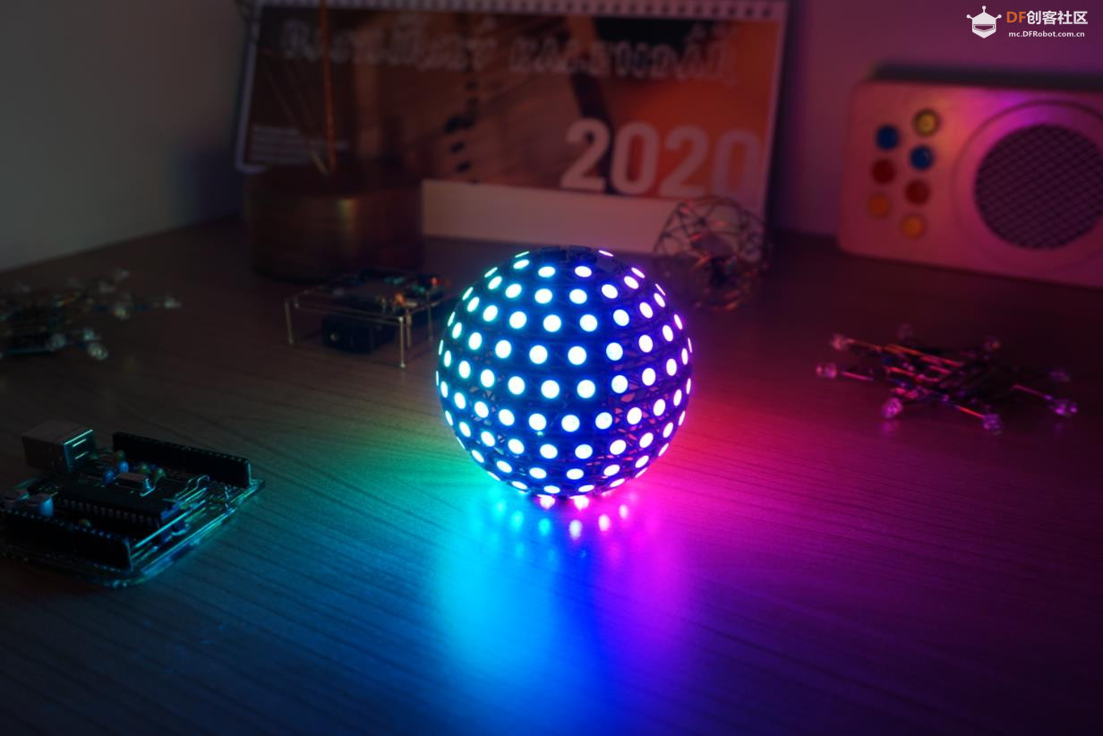 【Arduino 动手做】自由形态 LED 球形灯图3