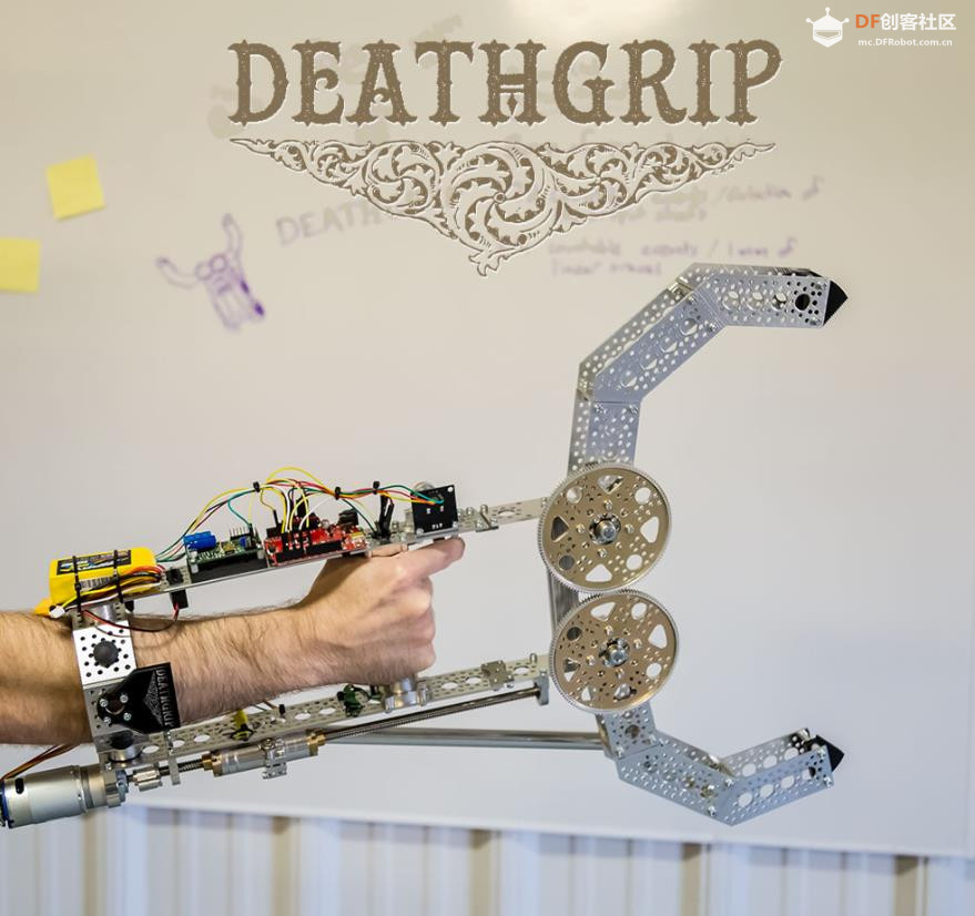 【Arduino 动手做】DeathGrip：机器人利爪手套图2