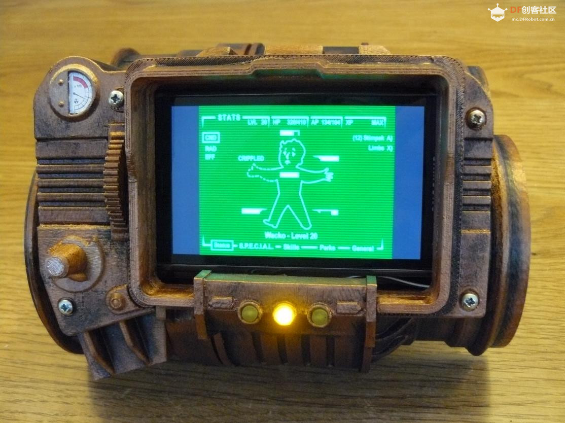 【Arduino 动手做】Pip-boy 3000 腕戴式个人信息处理终端图3